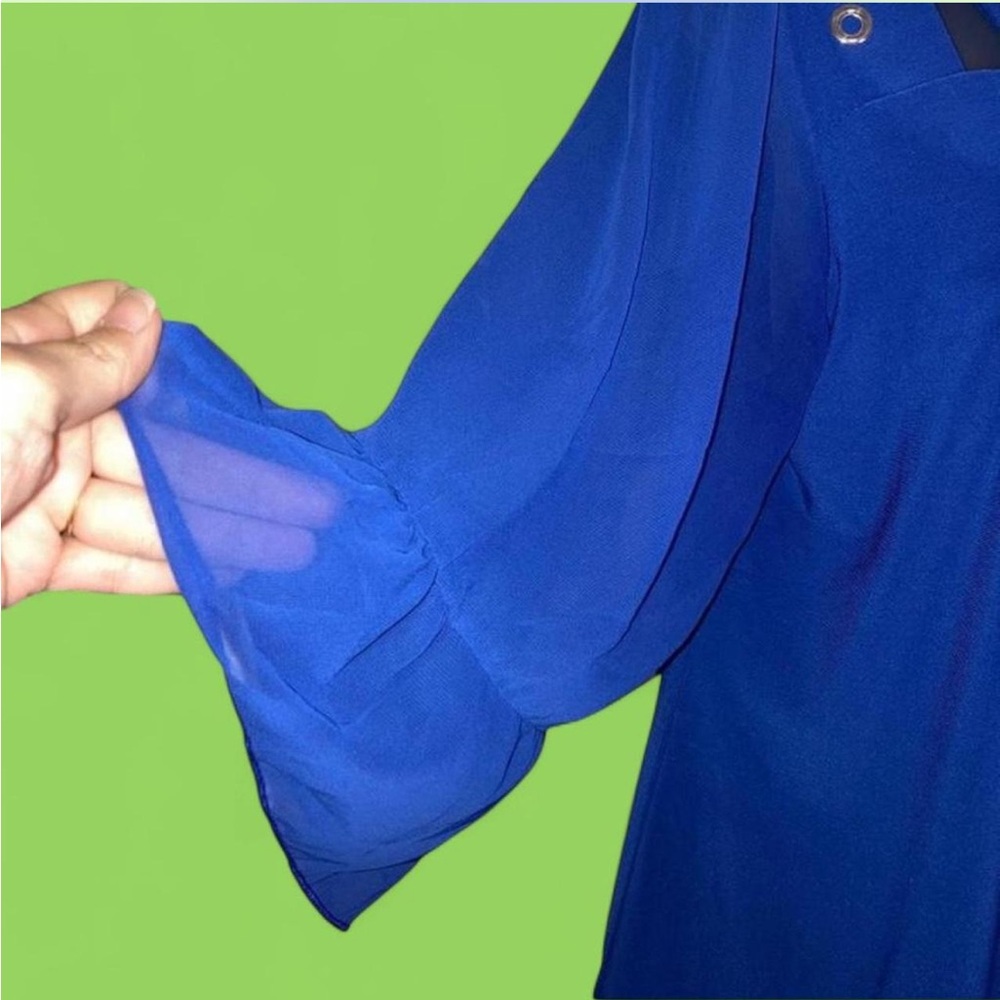 Adele & May Caged blouse Lg - Picture 5 of 11